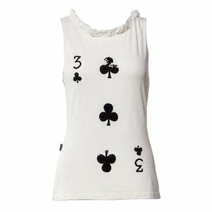 Moschino Jeans Vintage 1995 "3 of Clubs" Tank Top